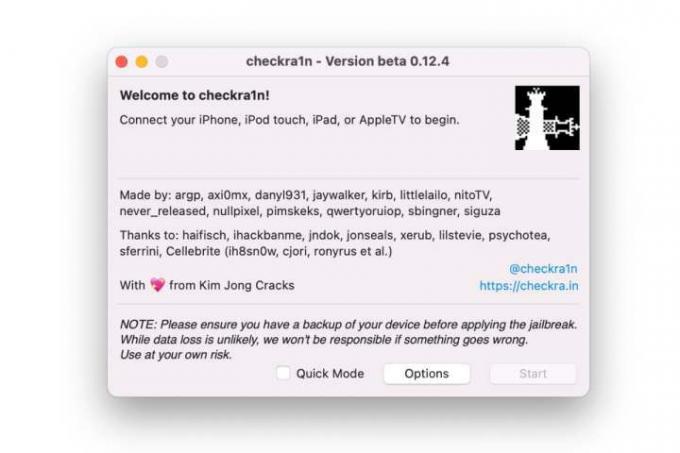 πώς να κάνετε jailbreak την οθόνη καλωσορίσματος checkra1n του iPhone σας