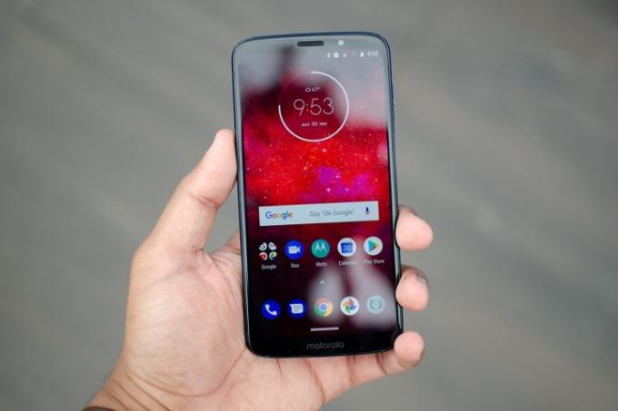 moto z3 play voorkant vol