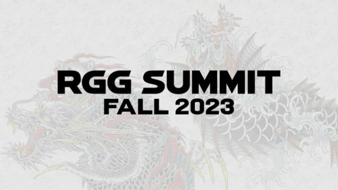 Arte principal do RGG Summit Fall 2023.