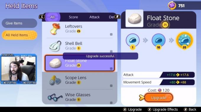 Twitch streamer MoistCr1TiKaL frissíti az elemeket a Pokémon Unite-ban