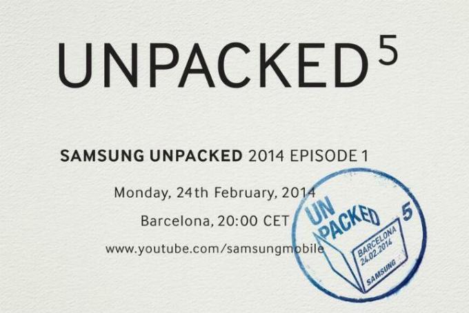 Samsumg MWC 2014-invitation