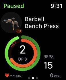 Beste Fitness-Apps Apple Watch Gymaholic Workout Tracker 22