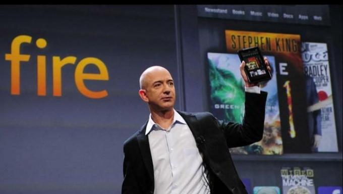 Kindle Fire Jeff Bezos