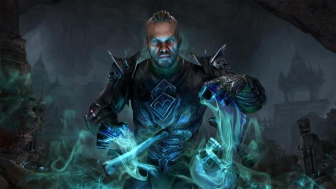 Necromancer ESO מטיל כישוף.