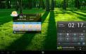 مراجعة علامة تبويب Acer Iconia لقطة شاشة للطقس Android 4.0 Ice Cream Widget