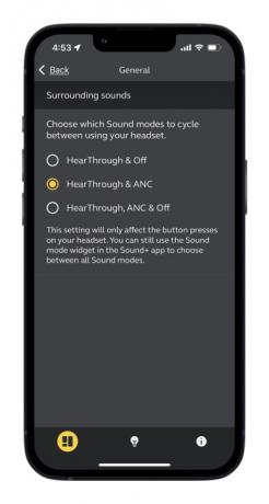 Jabra Sound+ -sovellus iOS: lle.