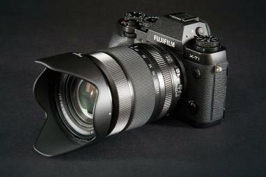 Fujifilm X-T1 camera frontlenshoek