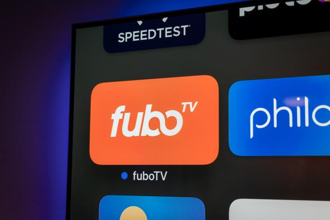 FuboTV-ikon på Apple TV.