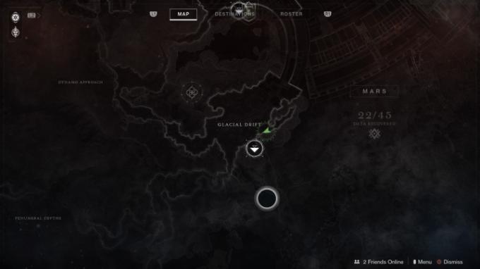 osud 2 warmind světočára nulový průvodce paměťové fragmenty ledovcový drift 10 mapa