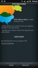 सोनी एक्सपीरिया आयन समीक्षा स्क्रीनशॉट एटी एड्रेस बुक एंड्रॉइड 2.1 स्मार्टफोन