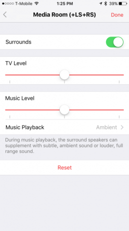 Sonos playbase peržiūros valdiklio programa 4