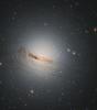 Hubble legt een verouderend sterrenstelsel vast dat langzaam aan het verdwijnen is