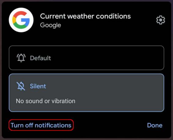 como desativar as notificações no android 11