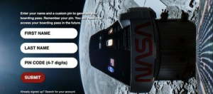 NASA bez maksas lidos jūsu vārdu ap Mēnesi