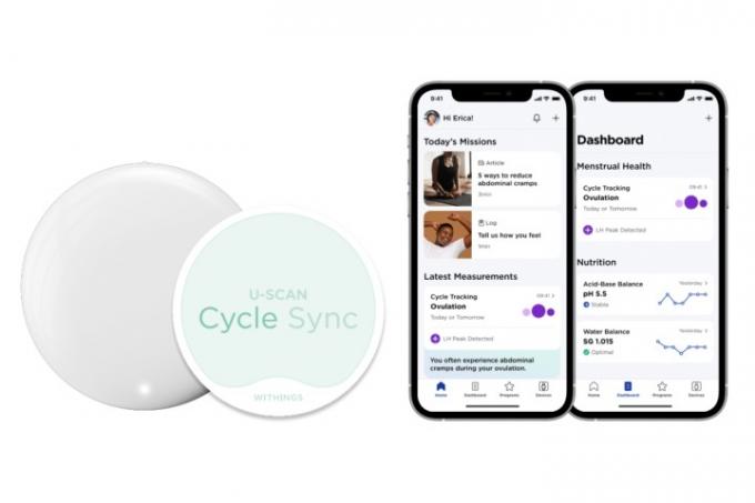 Withings U-Scan e o kit Cycle Sync.