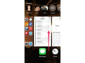 „iPhone“ gaunu tuščius tekstinius pranešimus