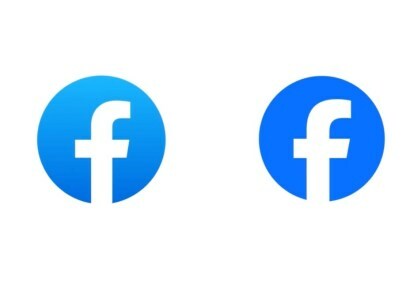 Facebook'un yeni logosu.