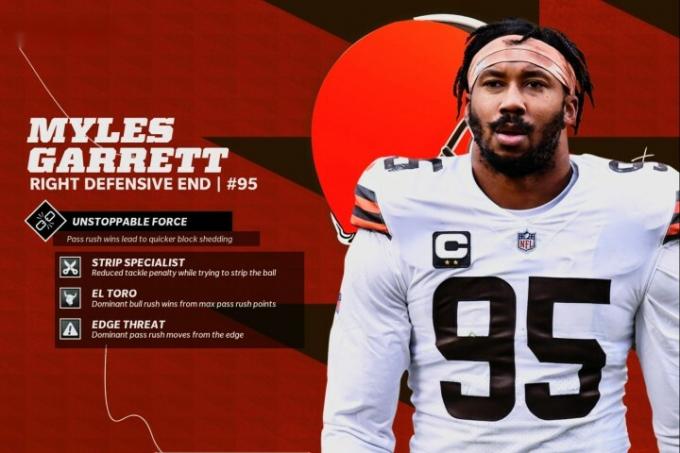 Myles Garretts X-Factors i Madden 22.