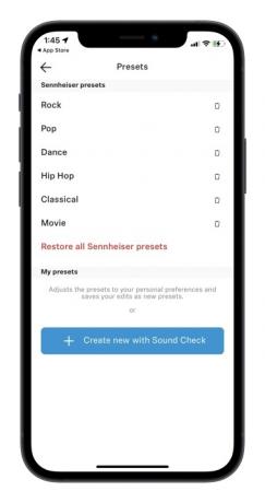 Application Sennheiser Smart Control.