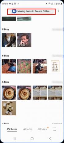 hoe u foto's kunt verbergen op uw Android Samsung Secure Folder Move 03