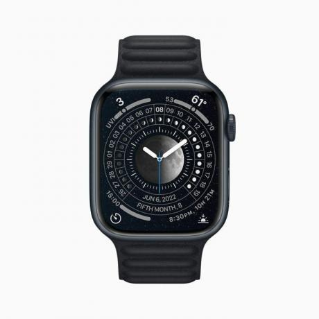 Apple Watch の天文文字盤。