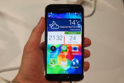 Samsung Galaxy S5 startskärm