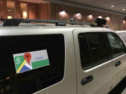 Лицензионные камеры для внедорожников полиции Филадельфии Карты Google с наклейкой на карту и табличкой