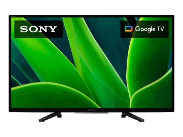 32-дюймовый HD-телевизор Sony W830K на белом фоне.