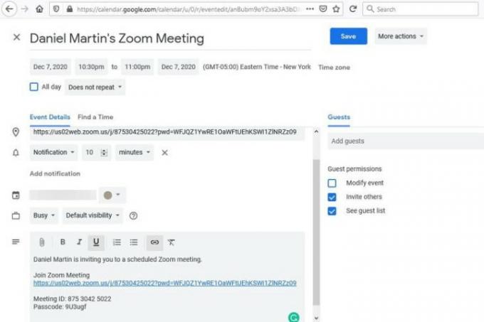 Programma delle riunioni su zoom