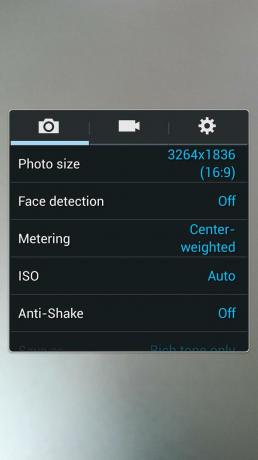 Samsung Galaxy S4 Active przejrzyj ustawienia zdjęć zrzutów ekranu