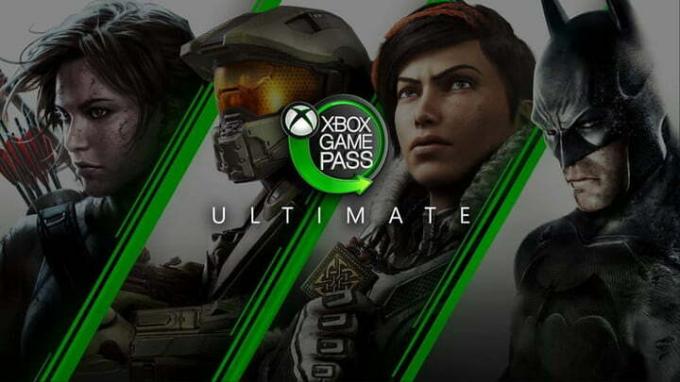 Promotiekunst voor Xbox Game Pass Ultimate.