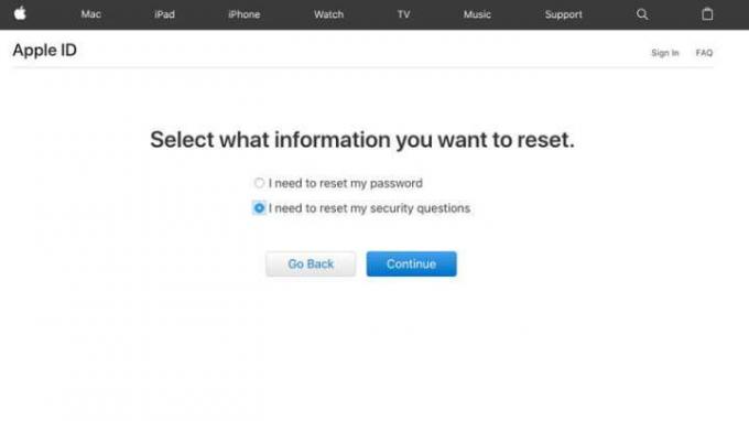 วิธีรีเซ็ตรหัสผ่าน apple id ของคุณเปลี่ยนคำถาม appleid 2