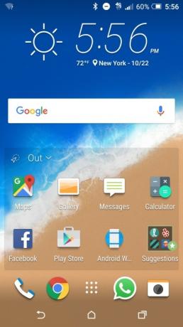 htc one a9 ülevaade Androidi ekraan 1