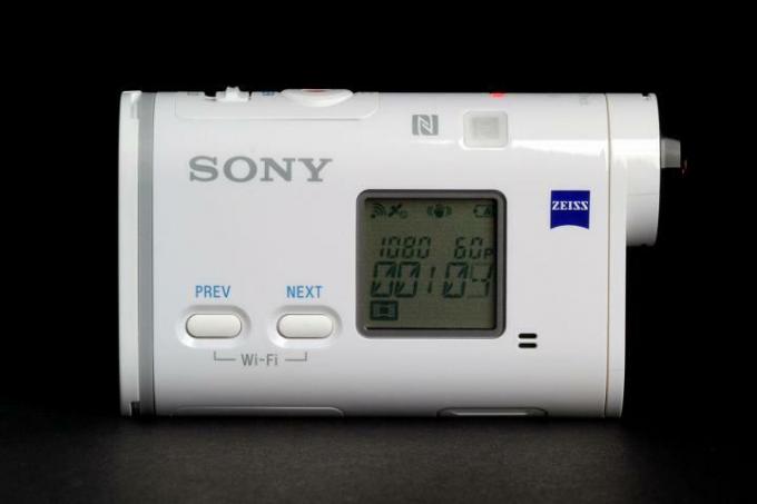 Sony Action Cam 4K sido LCD-skärm