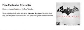 Robin speelbaar in Batman: Arkham City met Best Buy-pre-order