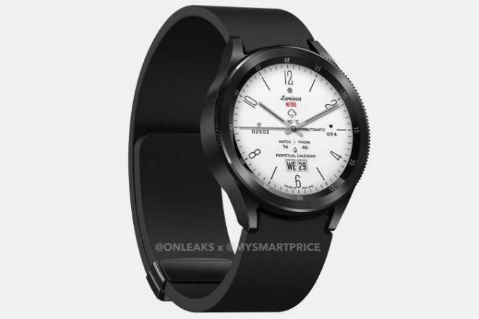 Läckt Galaxy Watch 6 Classic-rendering.