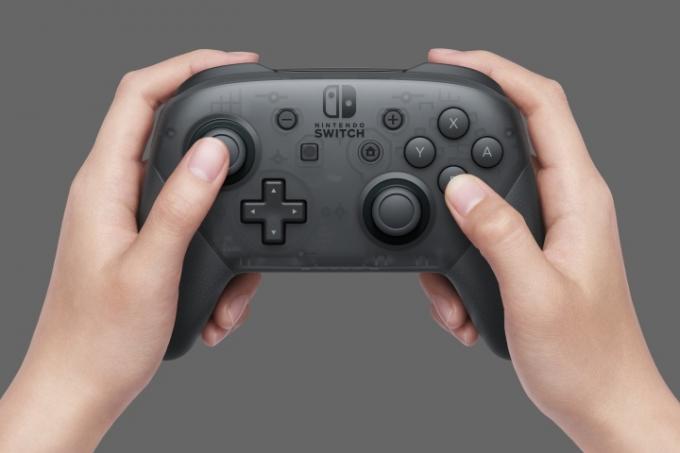 Nintendo Switch Pro kontrollert tartva.