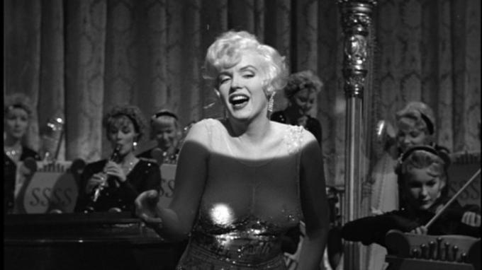Marilyn Monroe filmis Some Like It Hot.