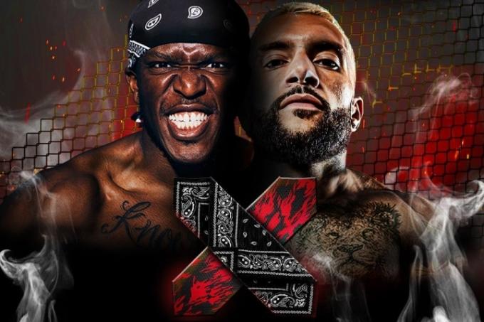 Imagem promocional para KSI vs FaZe Temperrr no DAZN.