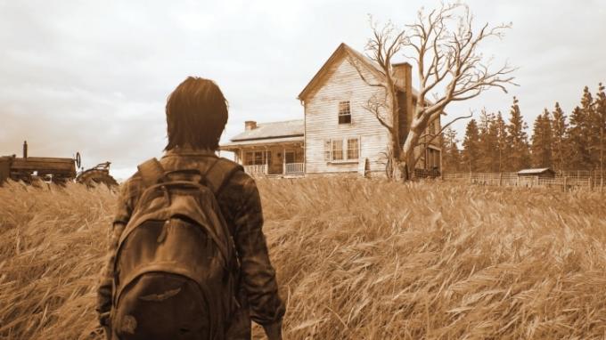 『The Last of Us Part II』でエリーは家に向かって歩きます。