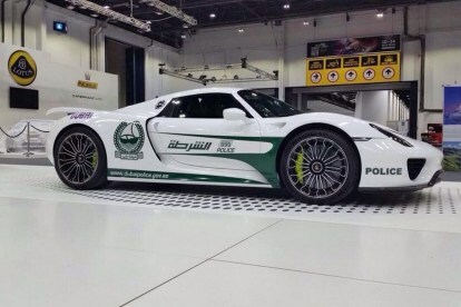 Dubajaus policijos Porsche 918 Spyder