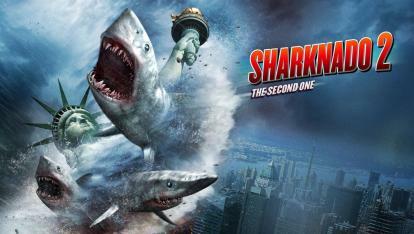 sharknado 2 drugi prvi trailer prikazuje čak i oluje morskih pasa jače new york the