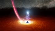 Убегающая звезда могла стать причиной исчезновения черной дыры