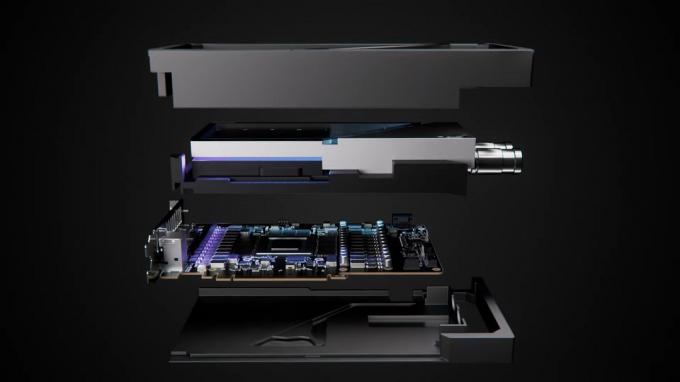 Asus ROG मैट्रिक्स RTX 4090 ग्राफिक्स कार्ड।