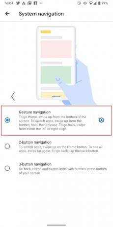 jak korzystać z nawigacji gestami w Androidzie 10 Włącz gesty 3