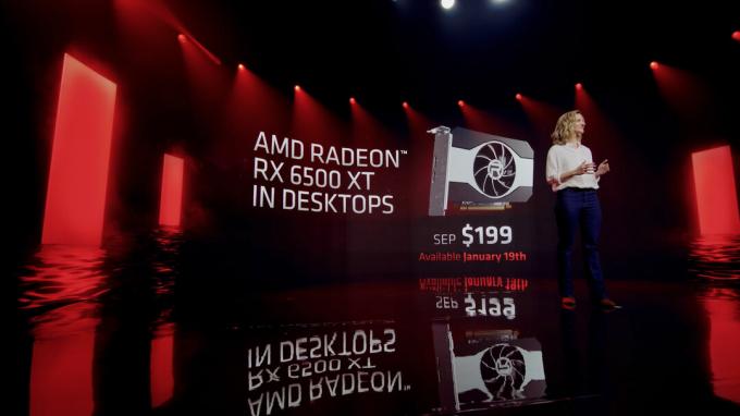 معلومات عن أسعار بطاقة الرسومات AMD RX 6500 XT.