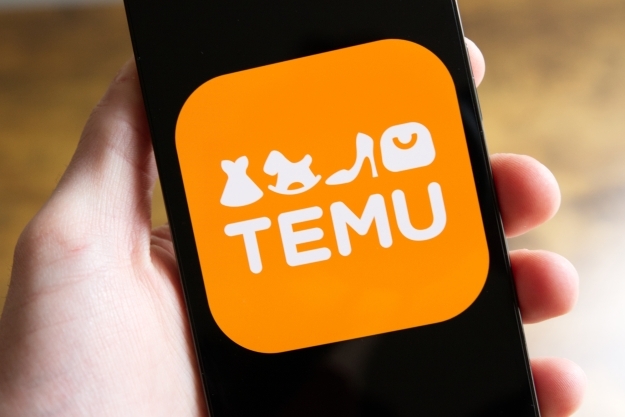 Temu-logo på en iPhone.