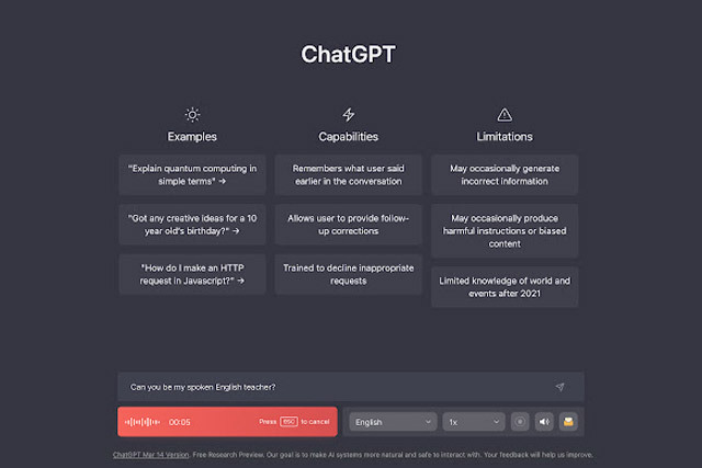 ส่วนขยาย Talkberry Chrome สำหรับ ChatGPT