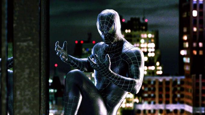 Spider-Man ve Spider-Man 3 z roku 2007.