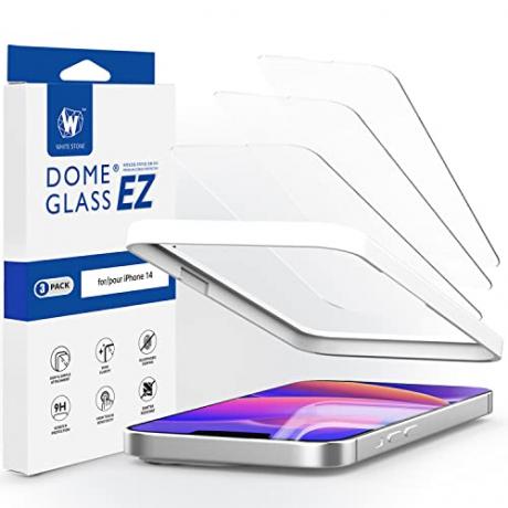 Whitestone Dome Glass EZ skjermbeskytter for iPhone 14